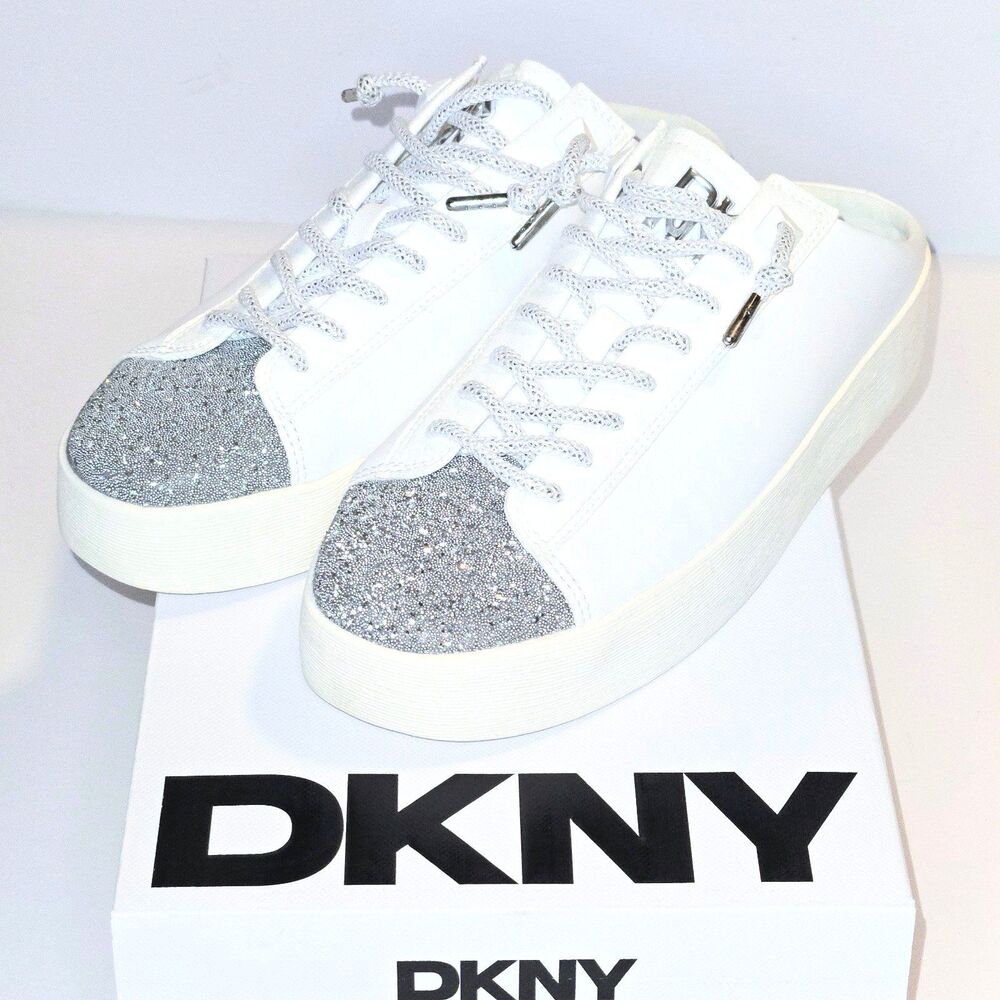 DKNY Shoes Slip-On Sneaker White Garren Style Women 8 US (38 EU) NEW IN BOX NWT
